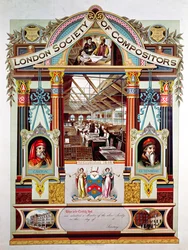 Certificato di membro della London Society of Compositors